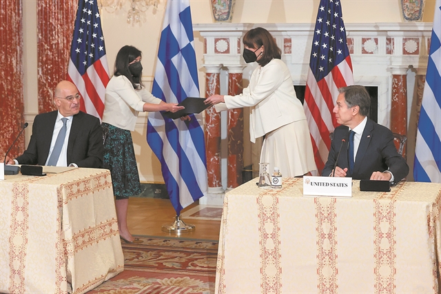 To «ταμείο» της συμφωνίας με τις ΗΠΑ - Γιατί «κάλυψε» την Αθήνα η δήλωση Μπλίνκεν