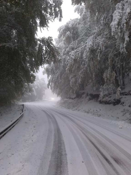 Western Macedonia: First snow of the season falls 1