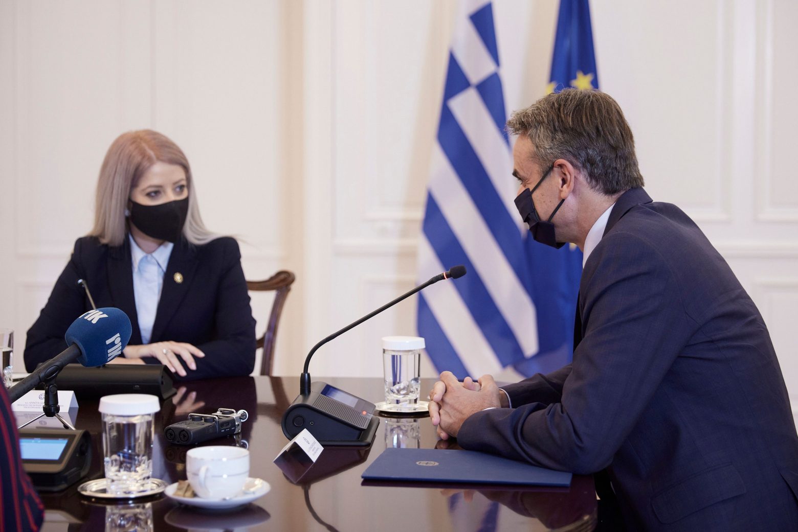 President of Cyprus' House of Representatives discusses Greece-Cyprus 'abolute coordination' with PM, Tasoulas