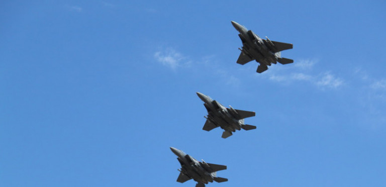 Λέσβος – Ασκηση μαχητικών αεροσκαφών πάνω από το νησί