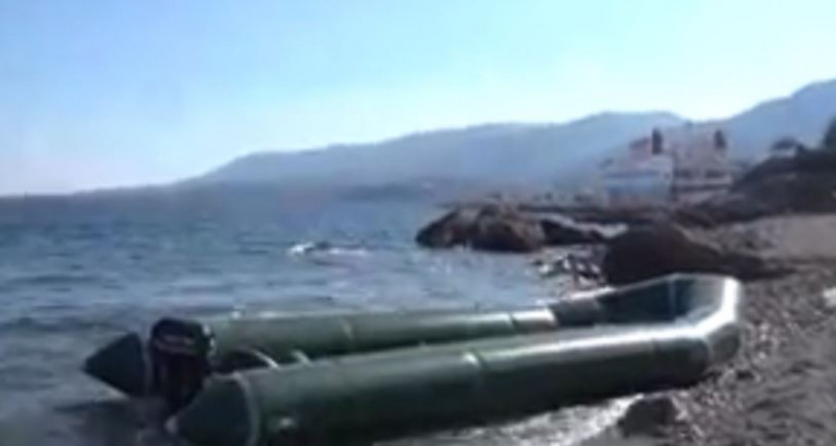 Λέσβος – 35 πρόσφυγες έφτασαν με φουσκωτό σε ακτή μια ανάσα από το κέντρο της Μυτιλήνης