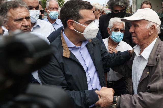 Τσίπρας στο Αρκαλοχώρι – Θα δώσουμε μάχη για να μην ερημώσει η περιοχή – Χρειάζεται να σκύψουμε στα προβλήματα των σεισμόπληκτων