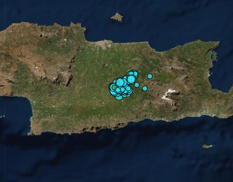 Σεισμός τώρα στο Ηράκλειο Κρήτης