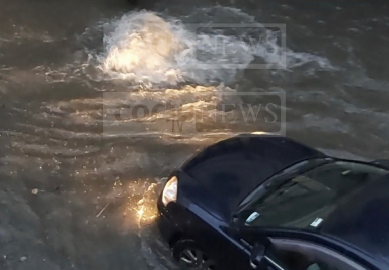 Κέρκυρα – Πλημμύρισε η Σπηλιά – «Ποτάμια» οι δρόμοι