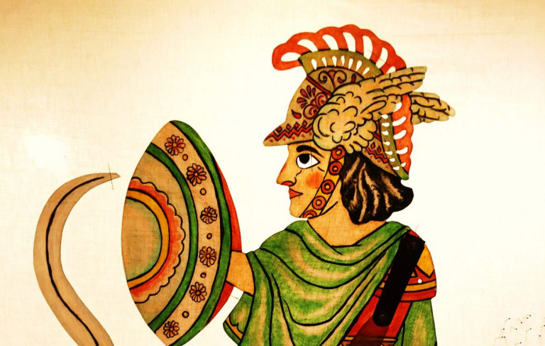 Αναπάντεχη συνομιλία ελληνών ηρώων στο Καφέ του Αρχαιολογικού Μουσείου από τον Χρήστο Στανίση