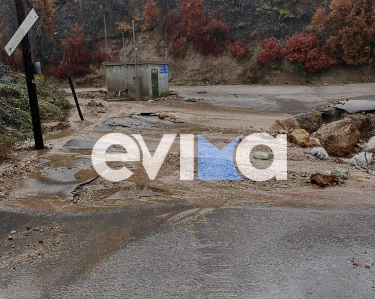 Η Εύβοια δοκιμάζεται ξανά – Η «Αθηνά» προκάλεσε μεγάλες καταστροφές
