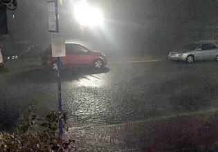 Η κακοκαιρία «Αθηνά» δείχνει τα δόντια της – Άνοιξαν οι ουρανοί στην Κέρκυρα