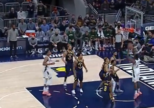 Αντετοκούνμπο – Ασίστ ο Γιάννης και… κάρφωμα από τον Θανάση