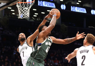 Νετς – Μπακς 119-115: Κοντά στο θαύμα το Μιλγουόκι με Καλαϊτζάκη και Θανάση Αντετοκούνμπο