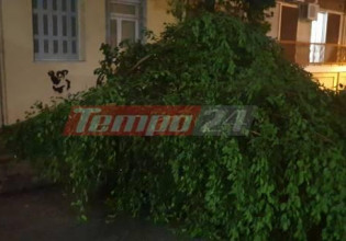 Κακοκαιρία – Η «Αθηνά» διέλυσε την Πάτρα – Εγκλωβίστηκε αγρότης