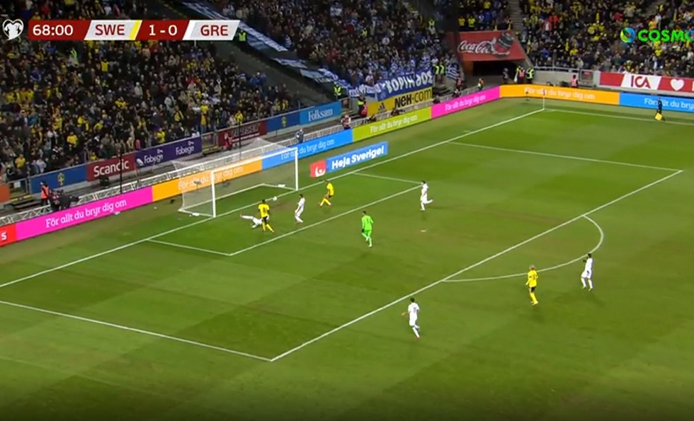 Τρομερό λάθος της άμυνας και 2-0 ο Ίσακ