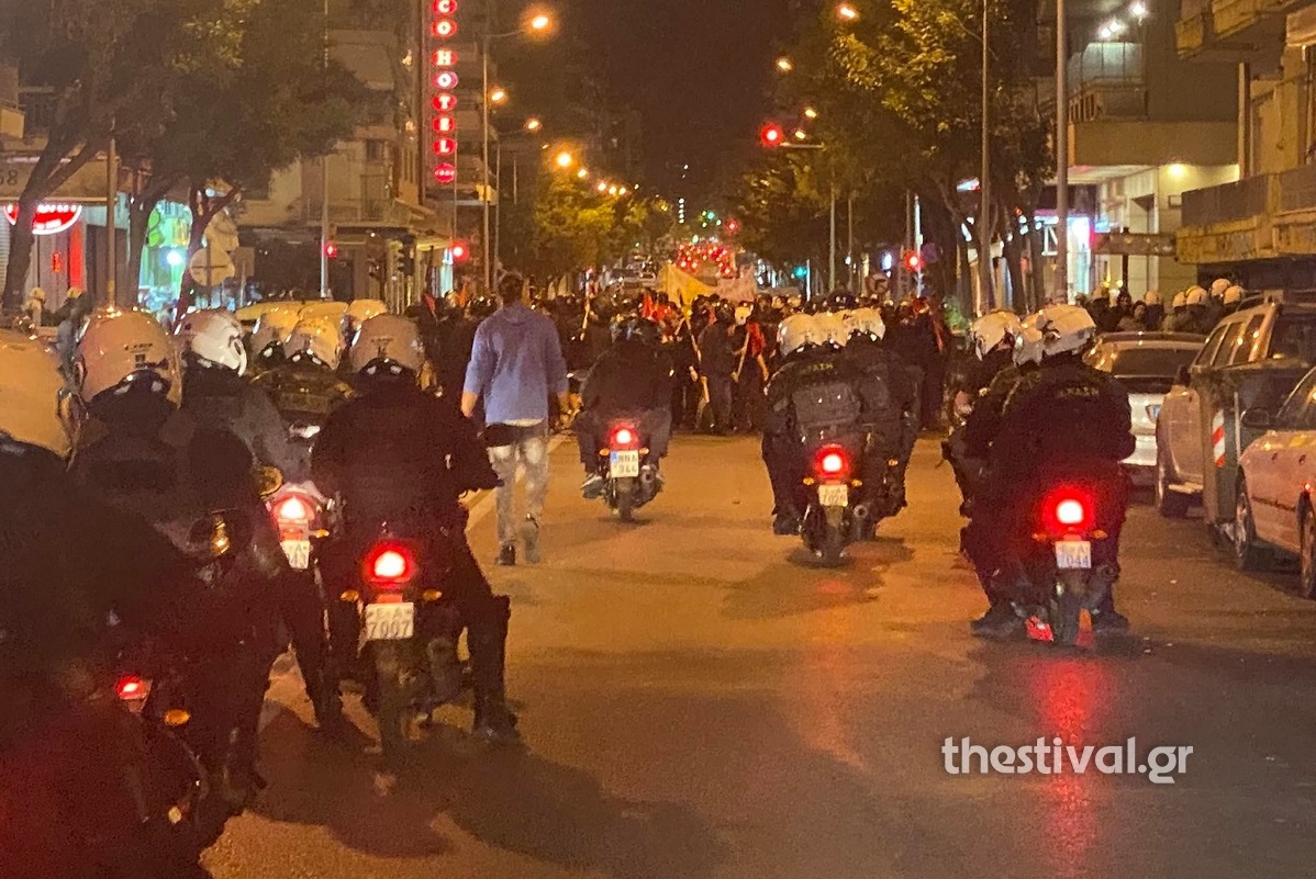 Θεσσαλονίκη - Δύο συλλήψεις από τα χθεσινά επεισόδια