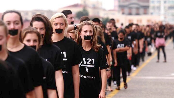 Θεσσαλονίκη - «Περπάτημα για την ελευθερία» ενάντια στην εμπορία ανθρώπων