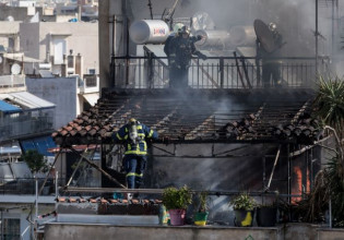 Φωτιά σε διαμέρισμα στην Ακαδημία Πλάτωνος – Σε συναγερμό η πυροσβεστική