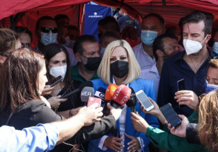 Γεννηματά – Πρέπει να «τρέξουν» τα αντιπλημμυρικά έργα στην Εύβοια και τις πυρόπληκτες περιοχές