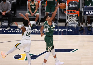 Ήττα για τους Μπακς του Γιάννη στη Γιούτα (124-120)