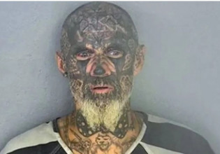 ΗΠΑ – Συνελήφθη ο «πιο τρομακτικός εγκληματίας στον κόσμο» – Έχει καλύψει με τατουάζ το πρόσωπό του