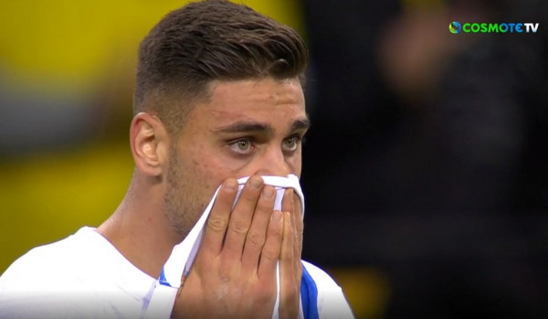 «Λύγισε» ο Μαυροπάνος μετά τη λήξη του ματς με την Σουηδία