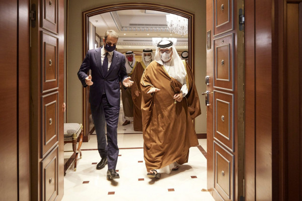Συνάντηση Μητσοτάκη με τον πρωθυπουργό του Μπαχρέιν – Συζήτησαν για την Αν. Μεσόγειο