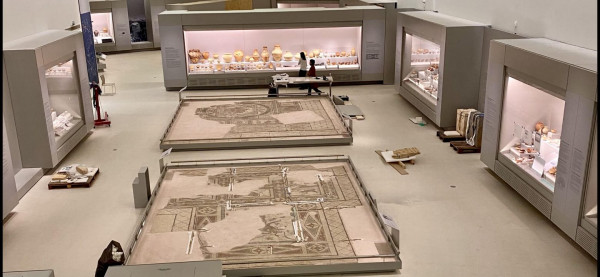Αυτοψία Μενδώνη στο υπό κατασκευή Αρχαιολογικό Μουσείο Χανίων