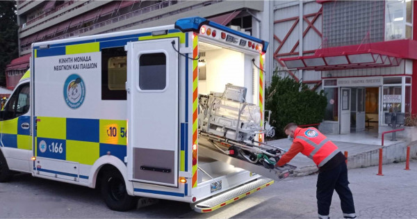 Διακομιδή βρέφους 40 ημερών από τη Θεσσαλονίκη στην Αθήνα – Πάσχει από συγγενή καρδιοπάθεια