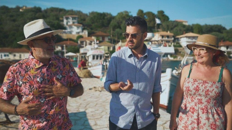 Γιάννης Τσιμιτσέλης – Πάει Μεγανήσι με το Fishy και ένα διάσημο θεατρικό ζευγάρι