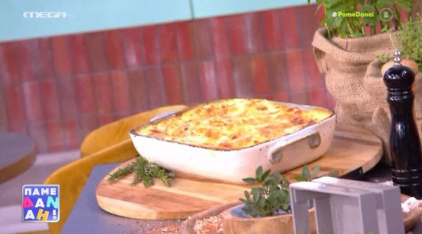 Ο Τίμος Ζαχαράτος μαγειρεύει πεντανόστιμο και εύκολο σουφλέ ζυμαρικών