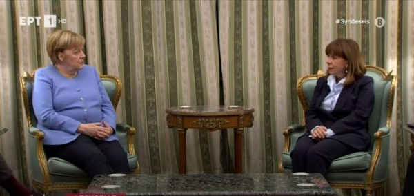 Στο Προεδρικό Μέγαρο η Ανγκελα Μέρκελ