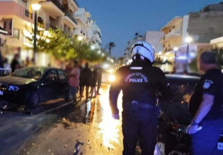 Ιεράπετρα – Τροχαίο σε κεντρικό δρόμο – Από τύχη γλίτωσαν θαμώνες καφετέριας