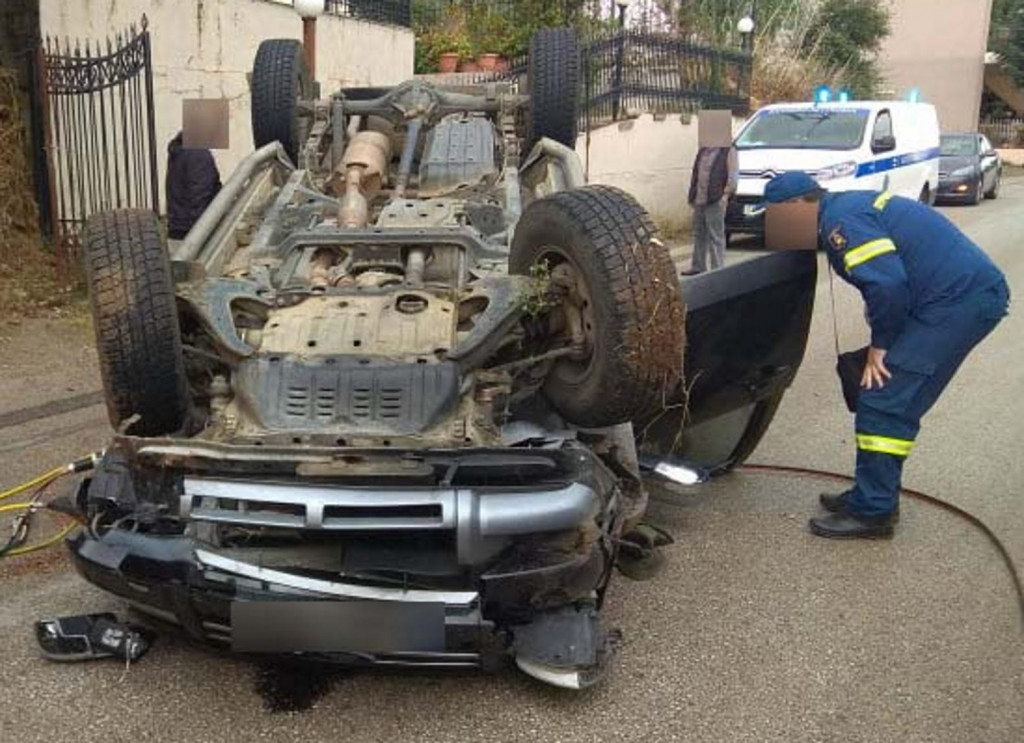 Τροχαίο – Σοκαριστικό ατύχημα στην Αβόρανη Αιτωλοακαρνανίας – Τούμπαρε αγροτικό, τραυματίστηκε σοβαρά γυναίκα