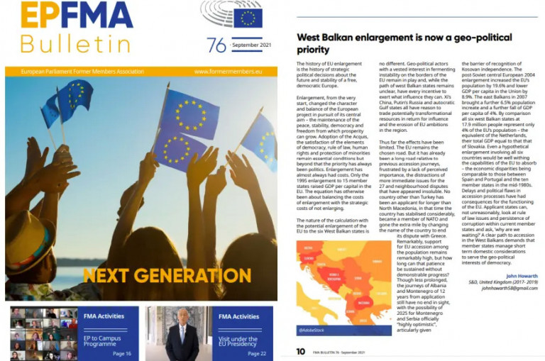 Βόρεια Μακεδονία – Το επίσημο περιοδικό των πρώην μελών του Ευρωπαϊκού Κοινοβουλίου την αναφέρει ως «Μακεδονία»