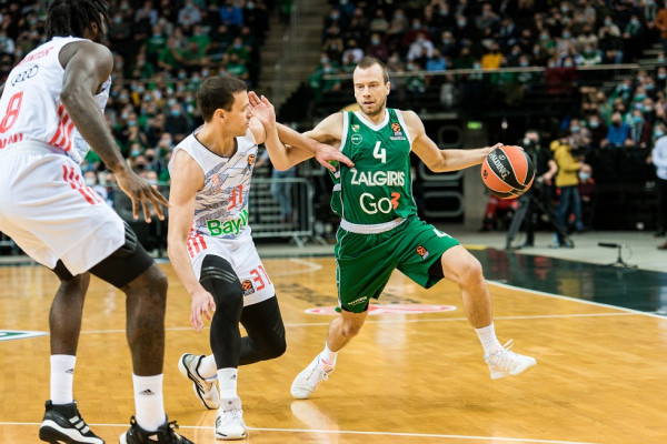 Ζαλγκίρις – Μπάγερν 73-75 – Aνατροπή η Μπάγερν στο Κάουνας πρώτη νίκη στην σεζόν