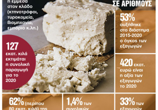 Τυρί φέτα – Προβληματισμός για τα κρούσματα νοθείας