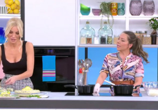 Κατερίνα Καινούργιου – Τούρτα από… λαχανοντολμάδες την κέρασε η Κατερίνα Λένη