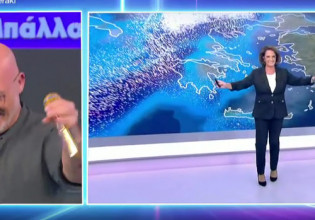 Χριστίνα Σούζη – Χόρεψε τον χορό της… κακοκαιρίας και έκανε τον χαμό στο πλατό του Μουτσινά