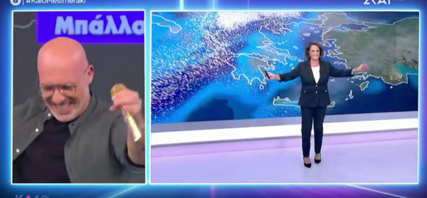 Χριστίνα Σούζη – Χόρεψε τον χορό της… κακοκαιρίας και έκανε τον χαμό στο πλατό του Μουτσινά