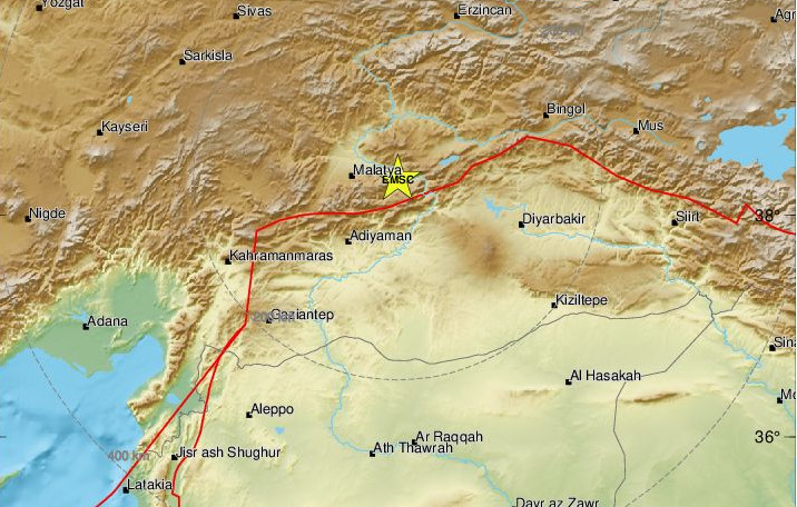 Σεισμός 4,8 ρίχτερ στην Τουρκία