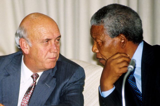 Νότια Αφρική - Απεβίωσε  ο πρώην πρόεδρος Φρεντερίκ Ντε Κλερκ