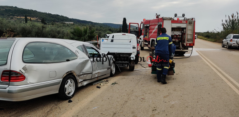 Τροχαίο στη Μεσσηνία – Σύγκρουση νεκροφόρας με αυτοκίνητο – Μια νεκρή