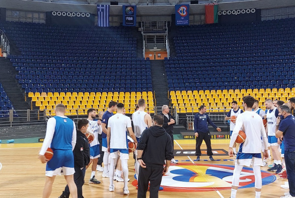 Εθνική – Προπόνηση με Μανωλόπουλο και Κασελάκη πριν τη Λευκορωσία