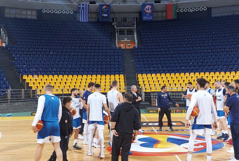 Εθνική – Προπόνηση με Μανωλόπουλο και Κασελάκη πριν τη Λευκορωσία