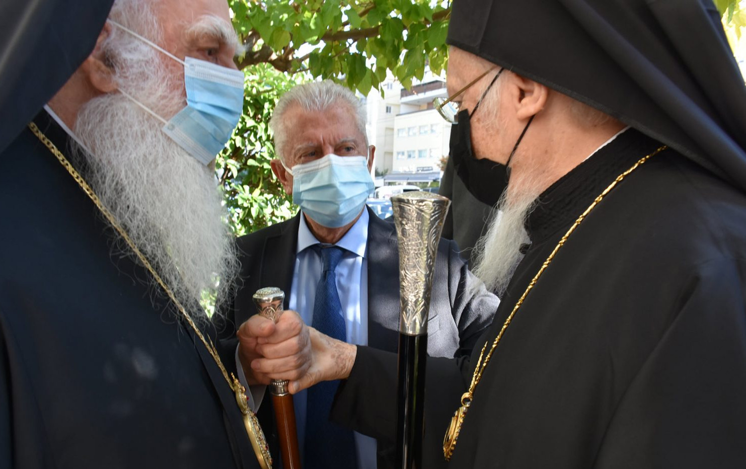 Νέα Σμύρνη-Θερμή υποδοχή Ιμβρίων στον Οικουμενικό Πατριάρχη