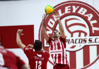 Δεν τα κατάφερε ο Ολυμπιακός, συνεχίζει στο CEV Cup (1-3)