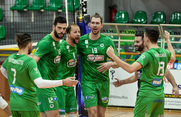 Εύκολη πρόκριση του Παναθηναϊκού (3-0 σετ)