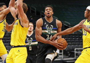 Πέισερς – Μπακς 100-118: Ασταμάτητο το Μιλγουόκι και ο Αντετοκούνμπο