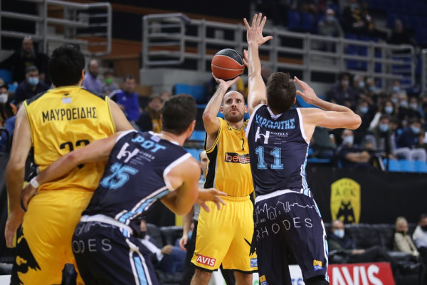 Μεγάλο διπλό του Κολοσσού κόντρα στην ΑΕΚ (85-82)