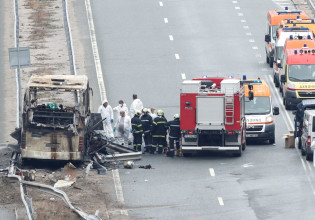Βουλγαρία – Σε ανθρώπινο λάθος φαίνεται να οφείλεται το πολύνεκρο δυστύχημα με το λεωφορείο από τη Βόρεια Μακεδονία