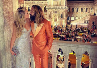 Χάιντι Κλούμ – Βόλτα με τον σύζυγό της στο Θησείο