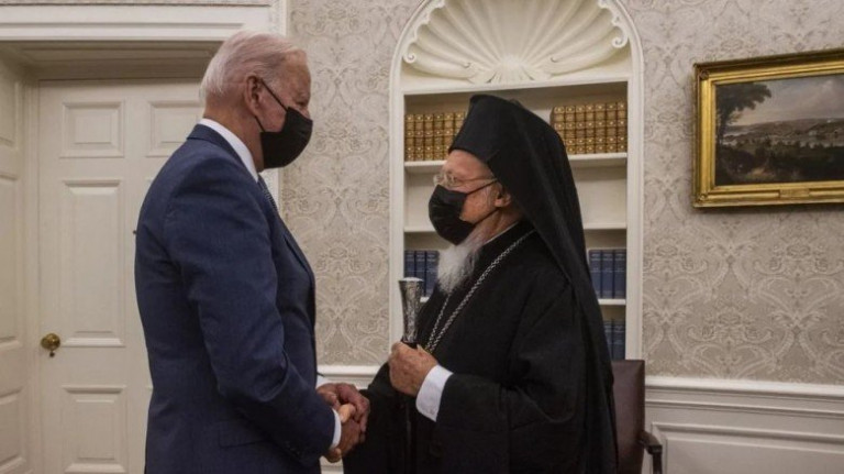 ΗΠΑ – Τηλεφωνική επικοινωνία Τζο Μπάιντεν με Οικουμενικό Πατριάρχη
