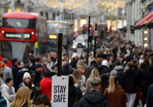Παραλλαγή Όμικρον – Νέα μέτρα από την Τρίτη στη Βρετανία – Η χώρα μετρά 37.700 κρούσματα κοροναϊού και 51 θανάτους σε 24 ώρες